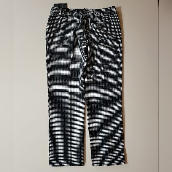 Zac & Rachel Women's Slim Leg Black Check Pants - Picture 13 of 14